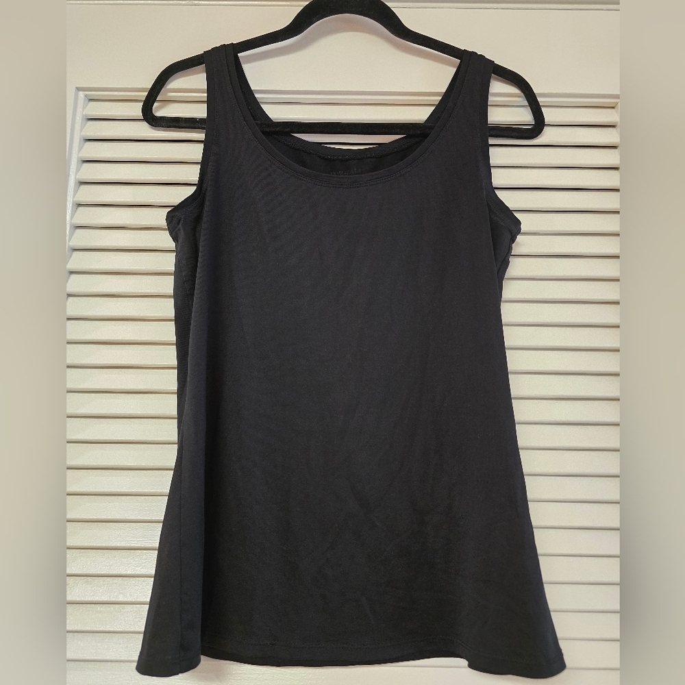 Roz & Ali - Black Sleeveless Basic Stretch Tank Top